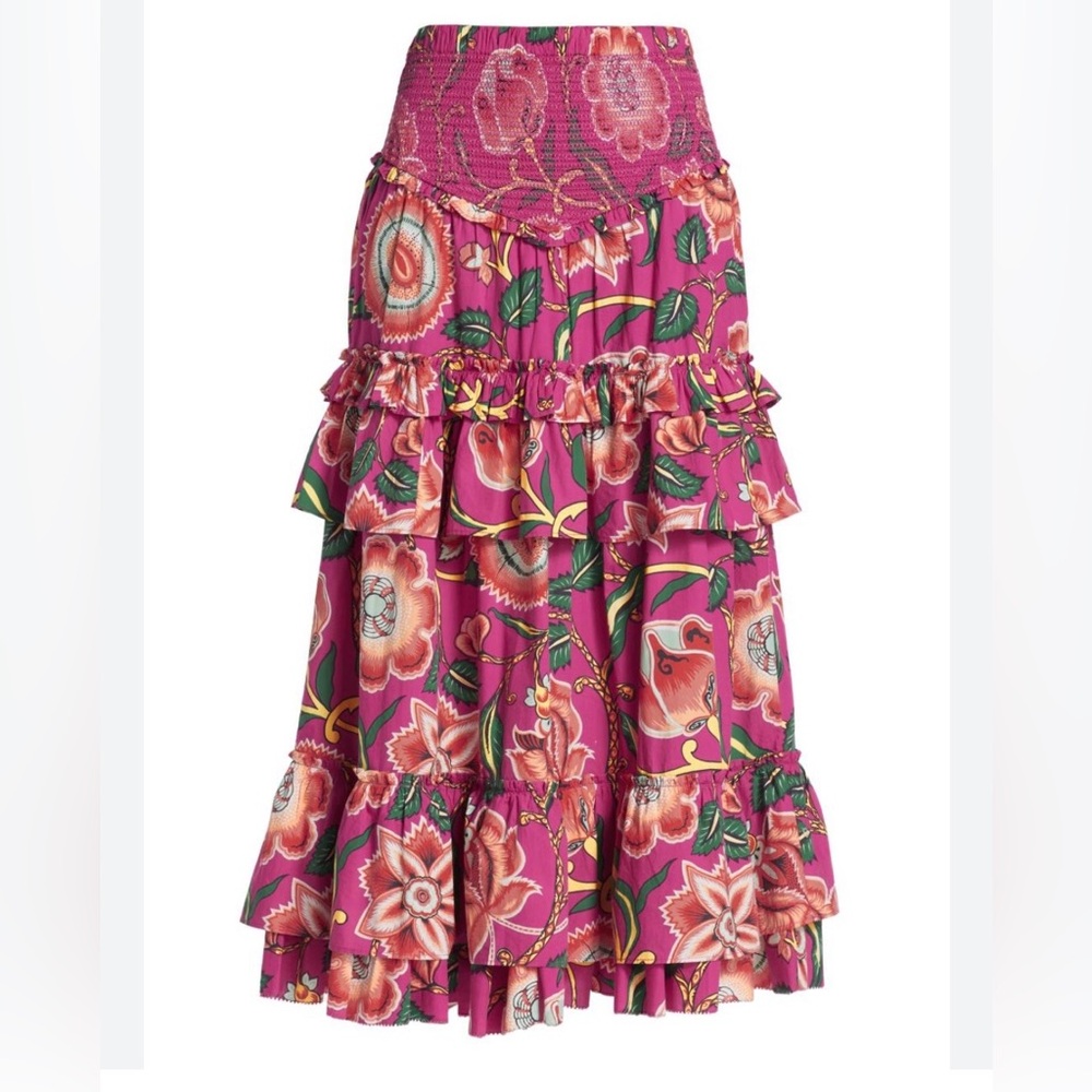 Love The Label Floral Pink Skirt